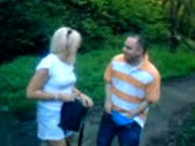 一對苏格兰情侶郊野公園刺激的性愛